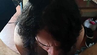 mature woman enjoying with younger guy