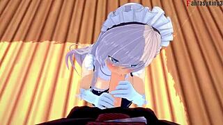 belfast invites me to lunch and fuck me azurlane watch full movie and pov version on sheer fantasyking3