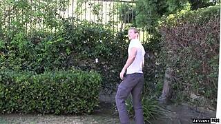 naomi woods, hot blonde, craves outdoor pool fucking