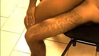 Latina brunette sucks big cock and rides hard