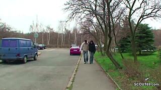 Wow! Watch This Young Boy Seduce a Hairy Milf Off the Street for His First Fuck!