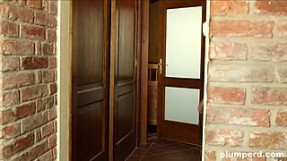 fat milf calls plumber, can't resist sitting on face