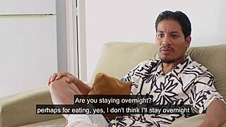 Martina Flirts Shamelessly with Her Father's Friend in Sexy Uniform!