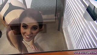 sexy loud teen sucking stepbro's banana