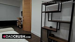 Step-Daughters Fight for Step-Daddy's Hard Cock in Wild FFM Competition