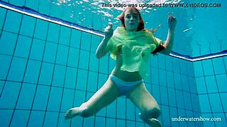 Nina Mohnatka shows off her small perky breasts and hairy vagina