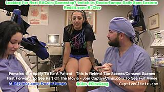 Officer Tampa interrogates Clov Stefania Mafra at a secret location.
