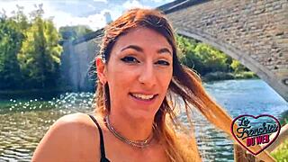 stella, the naughty 29-year-old french nurse, teases with flair