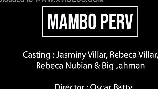 i'm watchin these three young brazilian ebonies gettin fucked by a huge monster cock on the nude beach, and it's so hot!