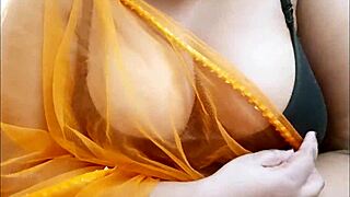 Hot Indian girlfriend in action with friend