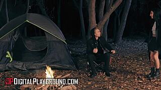 i got rough assfucked outdoors at camping, oops