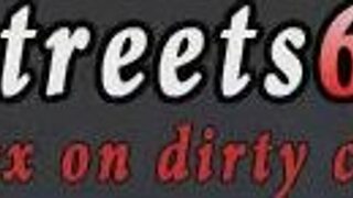 anya olsen gets measured up in rough bondage for a wild outdoor public hookup