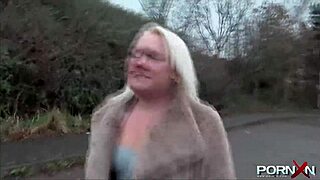 yo, british babe pissing in public is wild