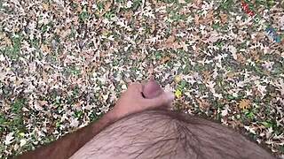 Dirty Talking Outdoors Before Cumming Hard Naked Under the Open Sky