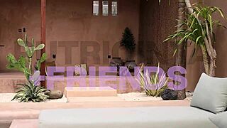 Tanned Babe Putri Cinta Fingers Pussy on Desk