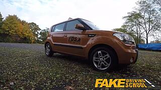 fake driving school with creampie fun 😏