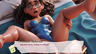 3D porn game update features crossdressing action