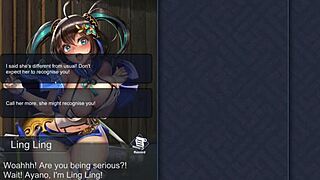 can you resist ayano's temptation in this kinky blowjob scene?