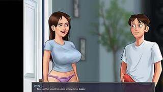 Ever Caught Masturbating by Busty Mature Stepmom in 3D?