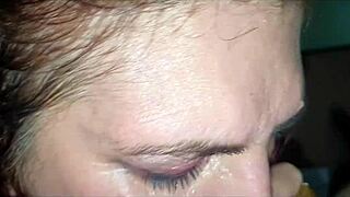 Melissa Devassa Loves Sucking a Massive Cock and Taking a Load on Her Face in POV