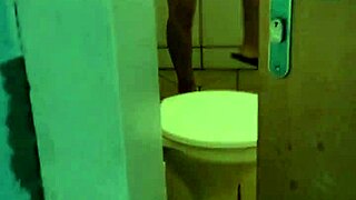 I witnessed him taking a relaxing shower