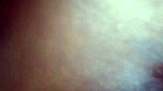 What happens in the latina's hairy pussy during assfucking?