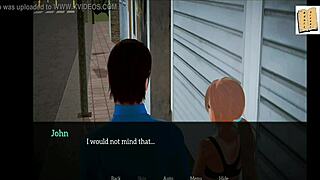 Blonde Teen Tackles Monster Cock in Homemade Family Game Scene