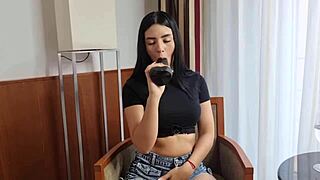 Columbian slut Daniela Ortiz takes hardcore anal and gaping in wild showdown.