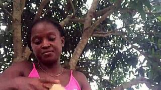 Crazybitch loves to unbox packaged infront of strangers in sexy outfit