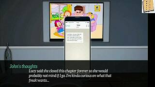 Blonde Teen Tackles Monster Cock in Homemade Family Game Scene