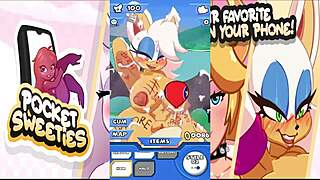 Is rouge from pocket sweeties ready for some hentai action?