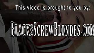 Hottie rides black horse