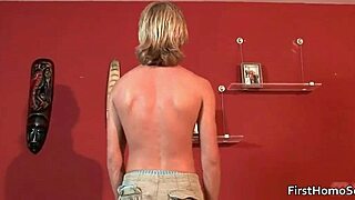 Cute Blonde Gay Dude Sucks and Blows in Hardcore Fucking Action