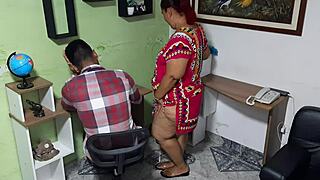 Just screwing my Latina mother-in-law right in the office space