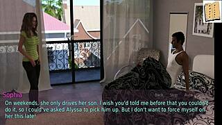 a wife and her stepmother in a cartoon story