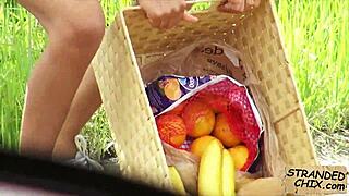 Hidden POV: Ebony Teen Diamond Monroe Trades Sex for Cash Outdoors – Is It Worth the Risk?