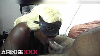 Ebony giving blowjob for more than 3 hours, breaking the world record in this sloppy deepthroat contest.