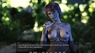 Threesome with two horny milfs in sex tales from unending void.