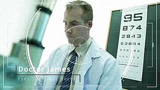 yo, this indian desi blind girl getting slammed by a big dick doctor in the office