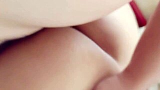 pov with a hot mexican brunette's big ass and monster cock anal