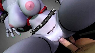 Roxanne Wolf in missionary sex? Five Nights at Freddy's parody clip.