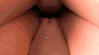A young woman with great nipples gives a foot job and gets fucked hard in this video.