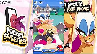 Is rouge from pocket sweeties ready for some hentai action?