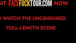 FACE FUCK TOUR - CANDEE LICIOUS THROATED BY BIG DICK FAKE YOGA TEACHER