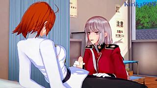 florence nightingale and meltryllis in fate grand order hentai