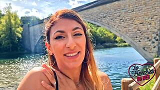 stella, the naughty 29-year-old french nurse, teases with flair