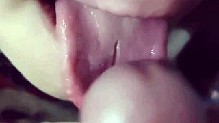 cummed in filipina babe's mouth after missing each other so much