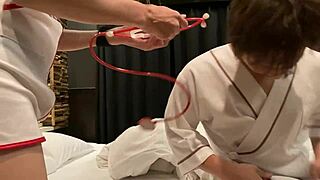 Hey, nurse, lick me more! This rookie patient needs your wild uncensored care