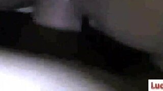 Puerto Rican street girl showing off her sexual skills