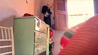 Naughty Elf Fucks Mrs Claus In Doggystyle While Cuckold Noel Delivers Presents